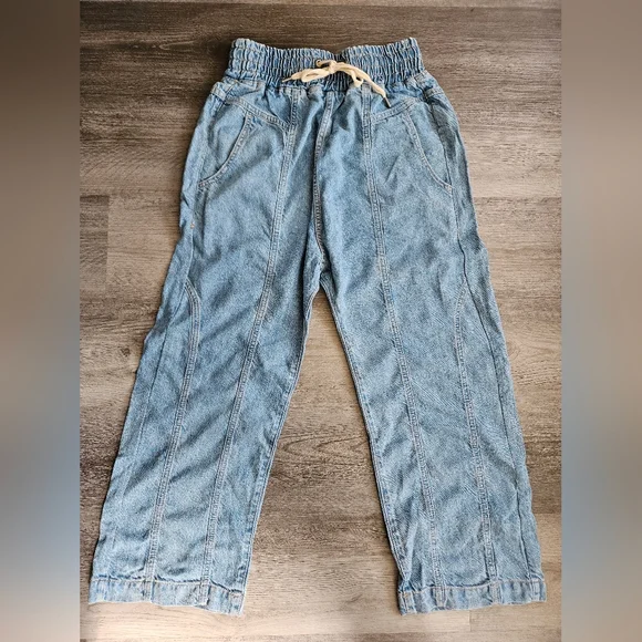 We The Free Size Small Arcadia Denim Harem Pants - Picture 3 of 8